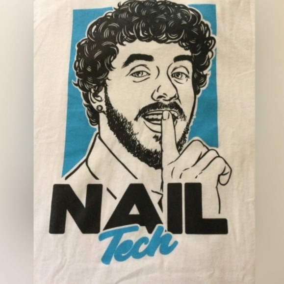 Jack Harlow Tops - NWT Jack Harlow Nail Tech Graphic T-shirt Concert Merch